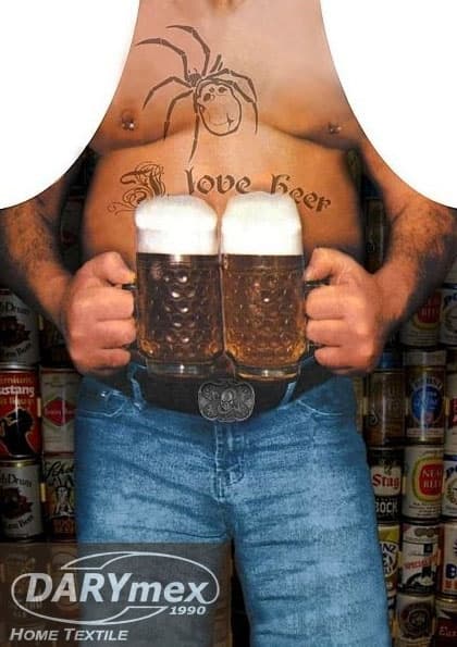 Beer Man -keittiöesiliina 06