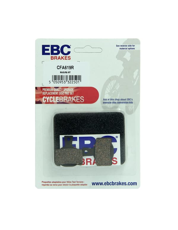 CFA619R - EBC Brakes Organic Performance Cykelbromsbelägg