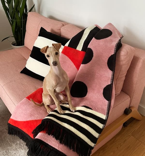 Bomuldstæppe CAREGIVER Pink Bryster