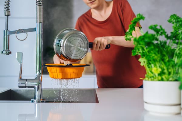FISKARS FUNCTIONAL FORM -siivilä kahvalla ja höyrysiivilällä