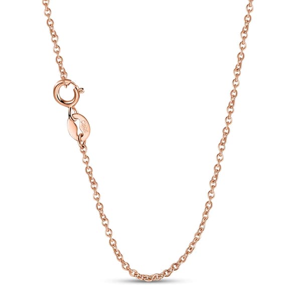 Collar de cadena de plata 925 con granate Trusky