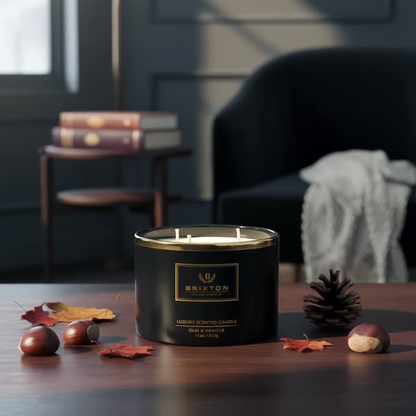 BRIXTON Duftlys 310g Oud & Vanilje Homms