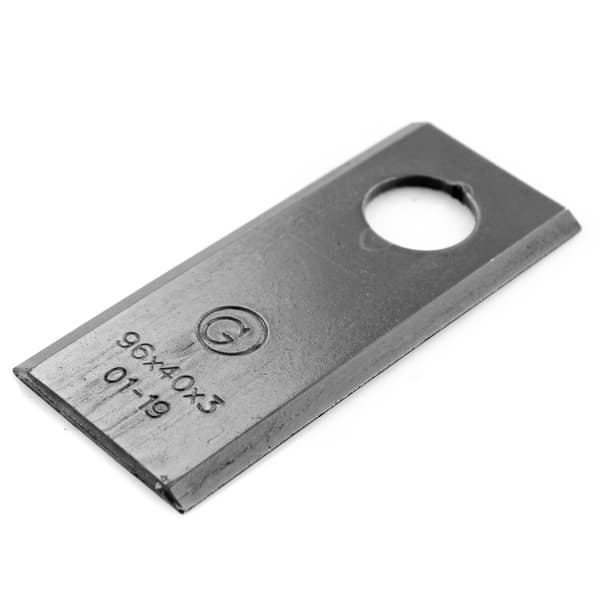 Polerede rotorklipperknive 96x40x3mm Deutz Fella Samasz x25