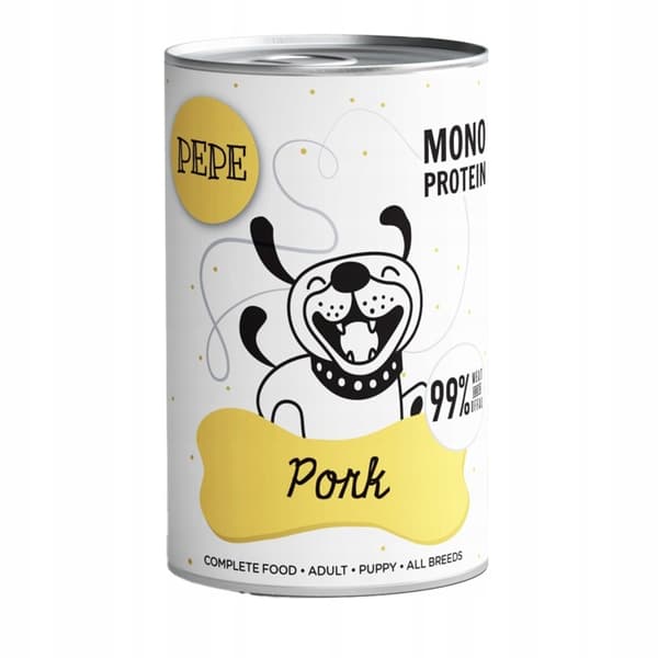 Pepe Pork Pet Pack 99% fläsk 6x400g