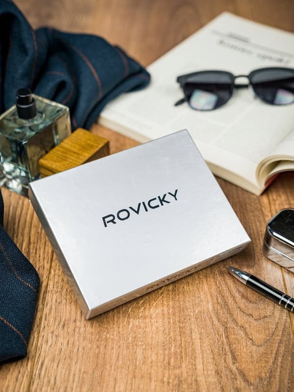 Rovicky 331L-RBA-D RFID-læderpung til mænd