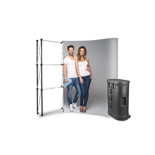 POP UP 3x3 välvd reklamvägg i Pulpit