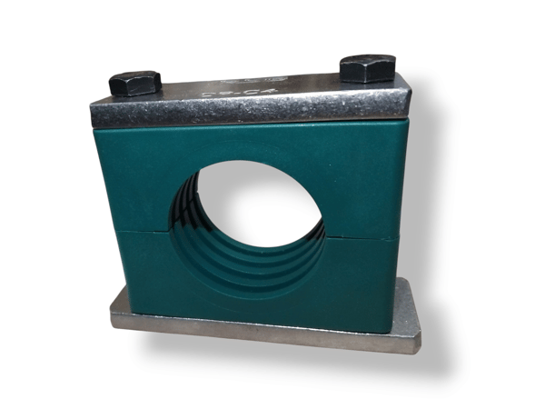 Enkel rörhållare, tung version, 63,5 mm
