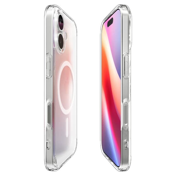 Etui til iPhone 17 Ultra Hybrid MagSafe - hvid