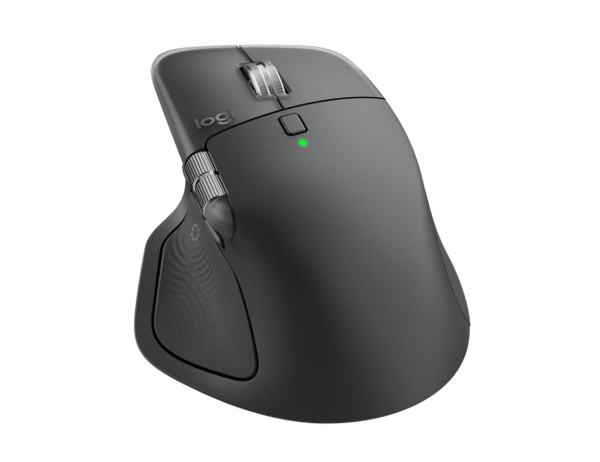 Logitech MX Master 4 Langaton Hiiri RF Langaton + Bluetooth, 8000 DPI, Grafiitti