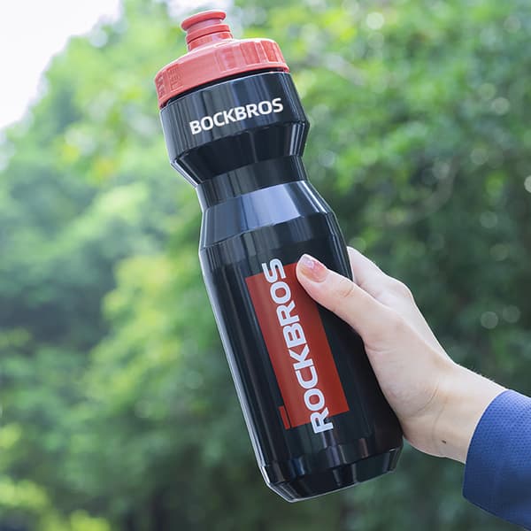 Polkupyörän pullo 750 ml - musta ja punainen