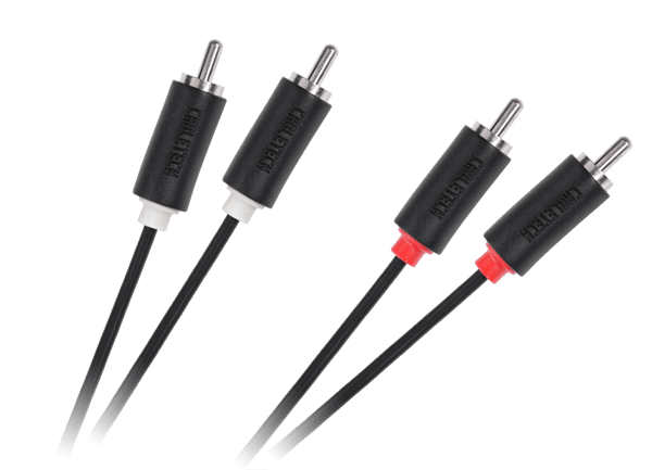 Kaapeli 2RCA-2RCA 1 m cinch audio Cabletech standard