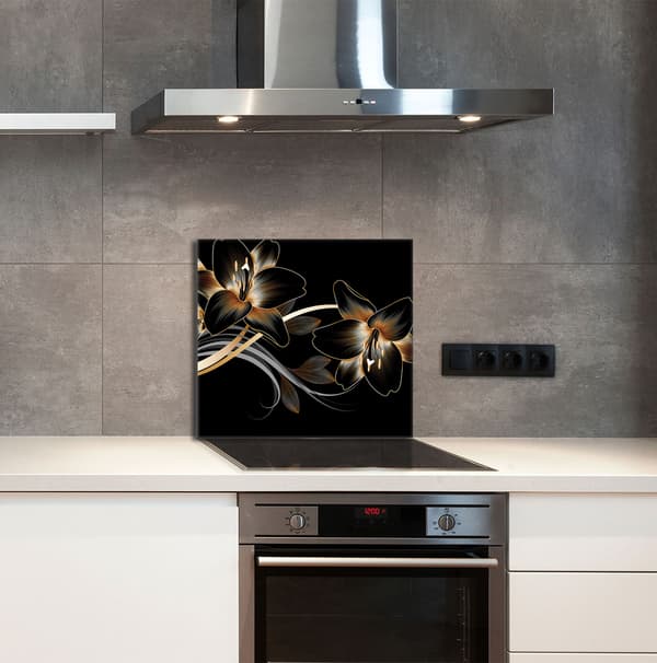 KEITTIÖN LASIPANEELI 65x60 Orchid