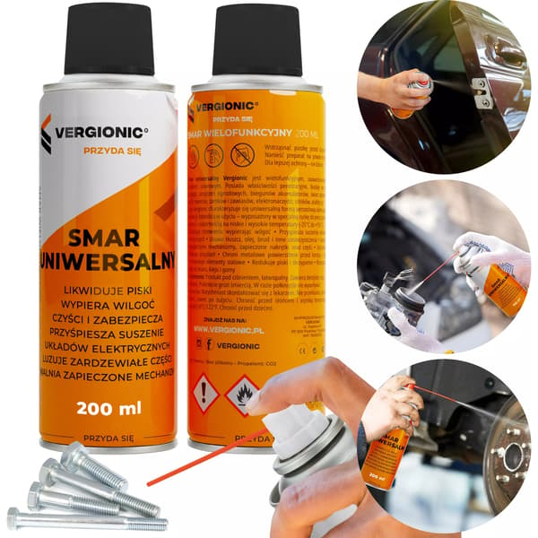 Multifunktionelt fedt 200 ml VERGIONIC aerosol rustfjerner