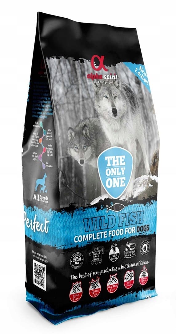 Alpha Spirit komplett hundfoder vildfisk 12 kg