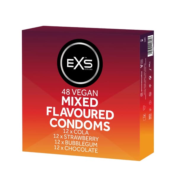 Blandade kondomer 48 st EXS