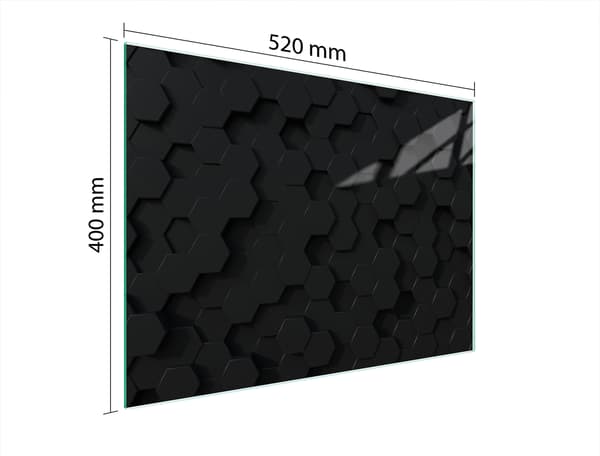 GLASSKÆREBRÆT 52x40 MØNSTER