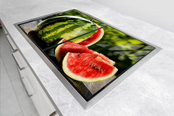GLASSKYDDSPLÅT FÖR SPIS 70x52 VATTENMELON