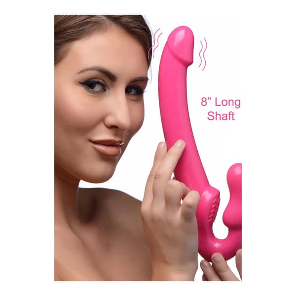 XR Brands Vibrerande Strap-on Dildo