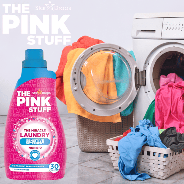 The Pink Stuff Universal Non-Bio Tekstilvaskemiddel 30 Vaske 960ml