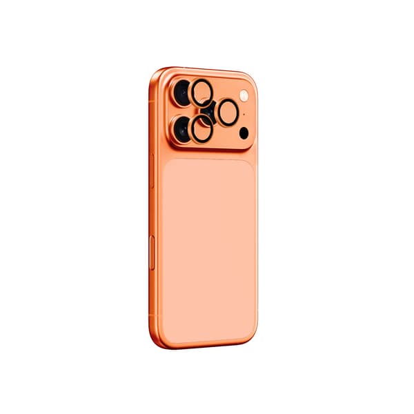 iPhone 17 Pro / Pro Max AR Safirglas - Orange Ram