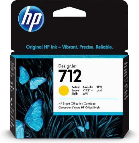 HP 712 (3ED69A) bläckpatron, gul