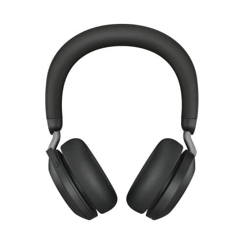 Jabra Evolve2 75 UC Link 380c trådløst headset, Bluetooth, USB-C, opladningsstander, sort