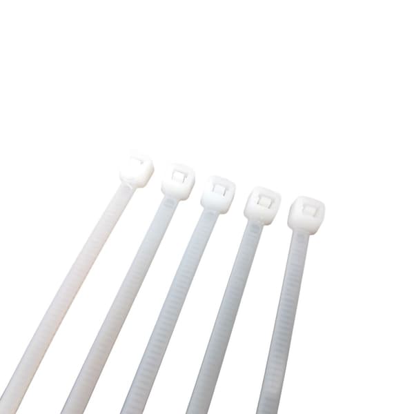Buntbandstejp 4,8x200mm - 100st vit