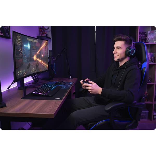 Sofotel Draknor II gamingstol sort og blå