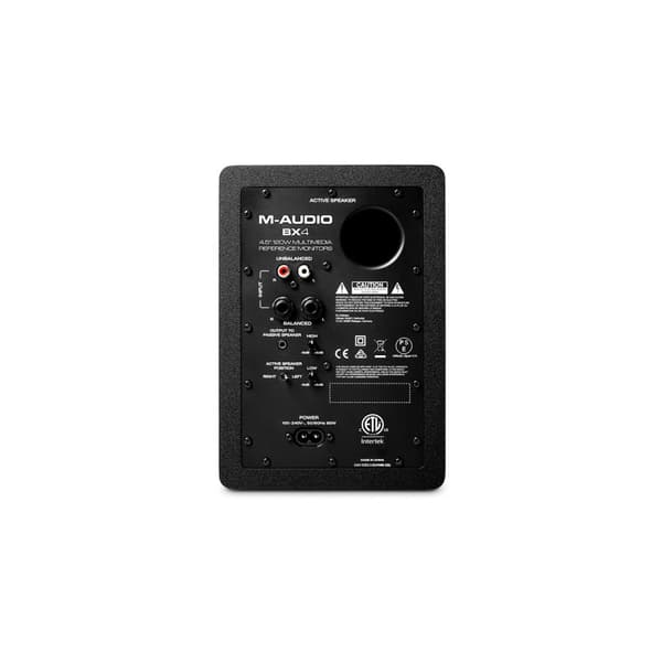 M-AUDIO BX4 Aktive Studiemonitorer, 50W, Sort, Par