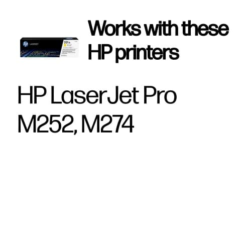 HP 201A (CF402A) tonerpatron, gul