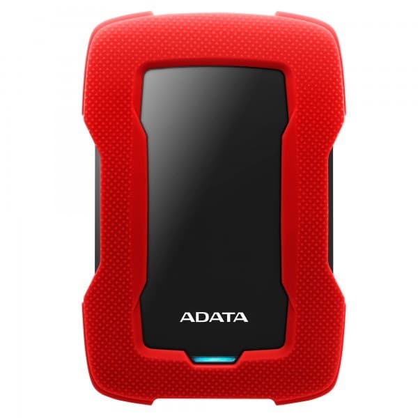 ADATA Durable Lite HD330 1 Tt 2,5" USB 3.1 -kiintolevy, punainen