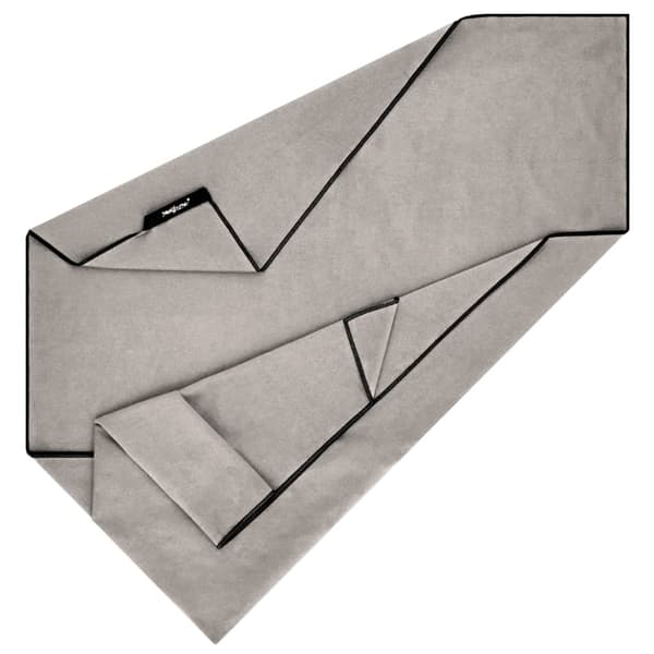 Hurtigtørrende mikrofiberhåndklæde 180x90cm stor - grå