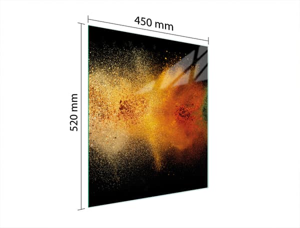 GLAS SKÆREBRÆT 45x52 KRYDDERIER