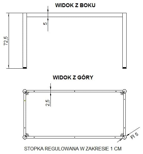 NY-A057/76/O - 76x76 cm, svart