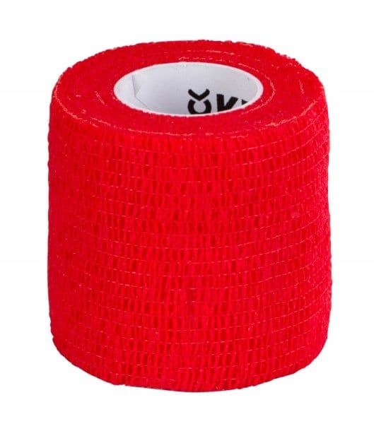 KERBL EquiLastic Selvklæbende Hestebandage Rød 5cm