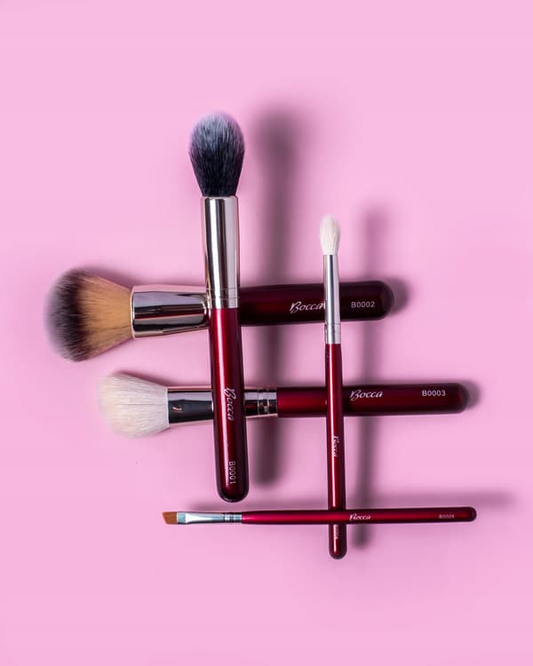 Børste til puddermakeup blød stor Bocca Beauty