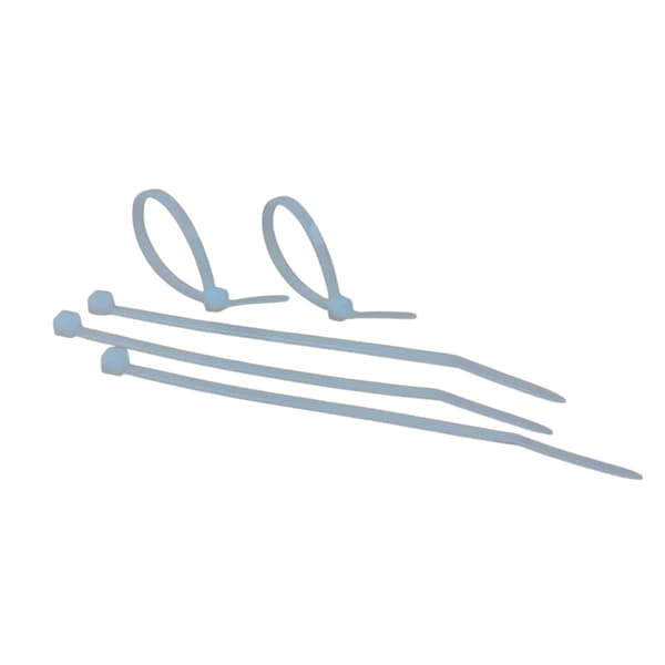 Buntbandstejp 2,5x100mm - 100st vit