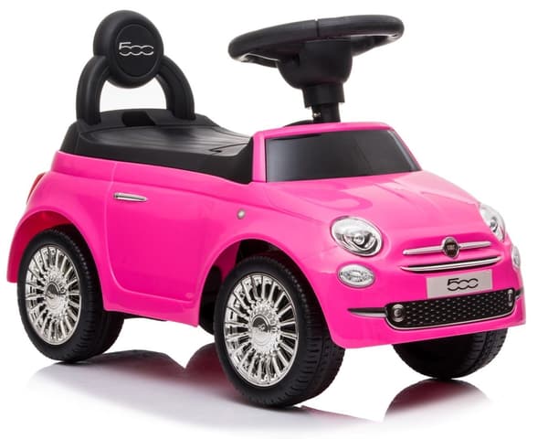 Fiat 500 gåstol rosa