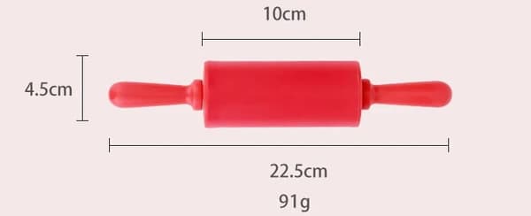 Liten silikonkavel BLÅ 22cm