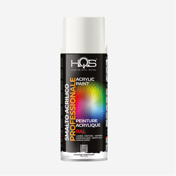 Blank vit lack RAL 9016 400 ml HQS