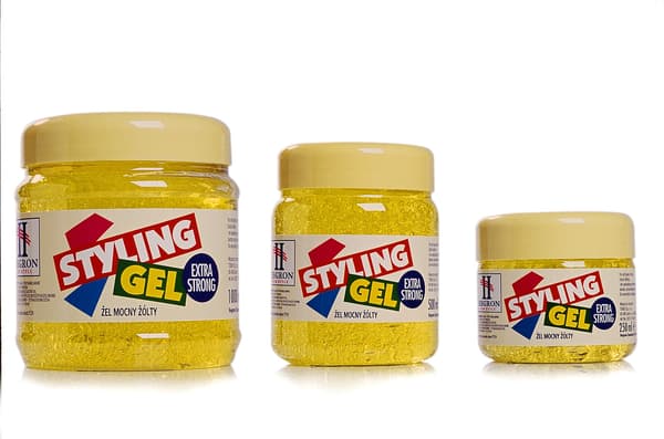 Hegron Styling Hårstylinggel 500ml Extra Stark Gul