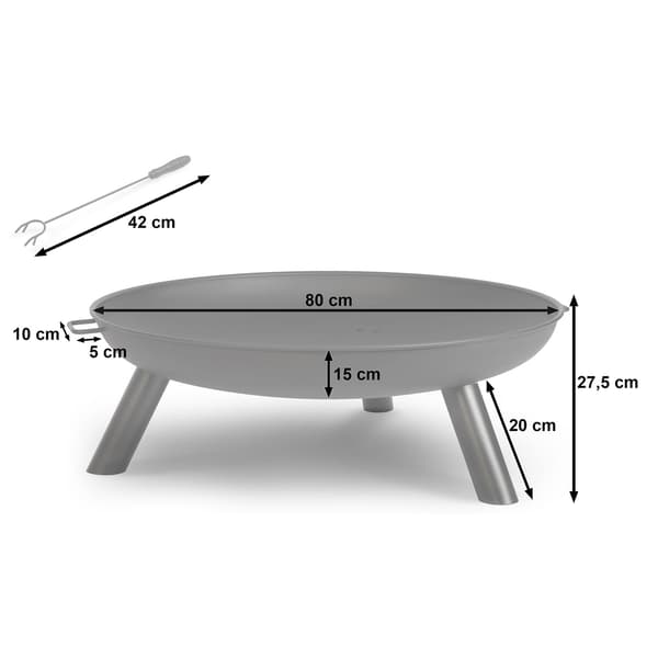 Bålplads til haven 80 cm Berdsen BD-882