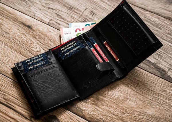 Herre læder RFID-pung - Peterson