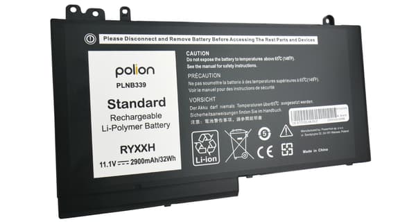 Dell RYXXH Latitude E5250 E5450 E5550 laptopbatteri 2900mAh