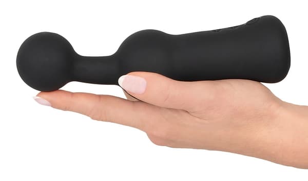 Black Velvets Silikone Prostata Vibrator med Kuglespids Sort