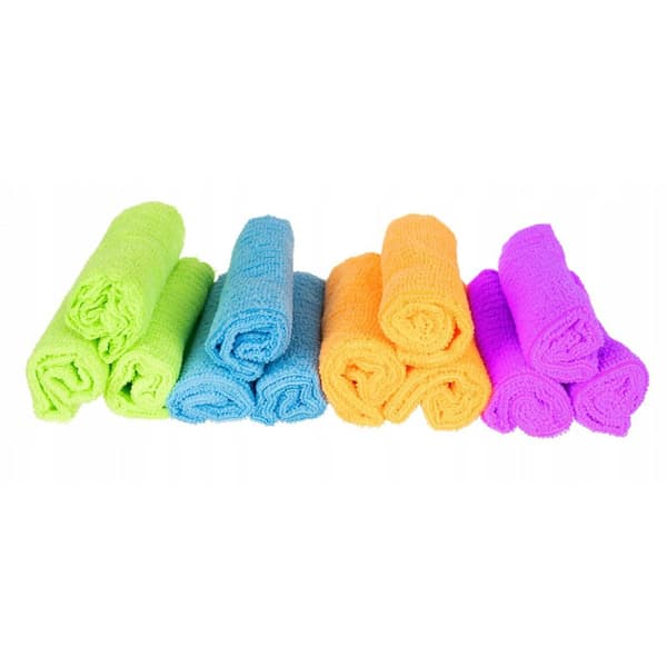 Mjuka mikrofibertrasor 30x30cm 12-pack