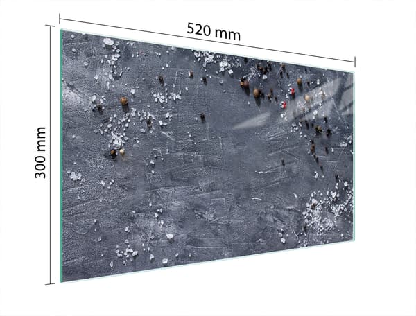SKÄRBRÄDA I GLAS 52x30 SKIFFE