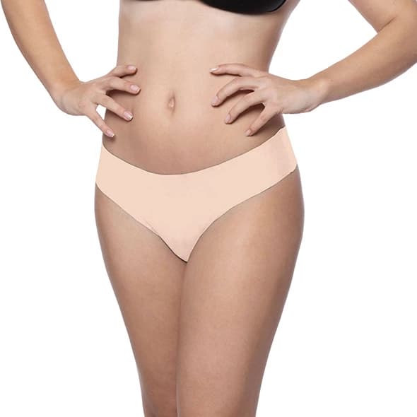 Bye Bra Usynlige T-shirts Nude Sort 2-pak S
