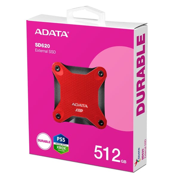 ADATA SD620 512GB USB 3.2 Gen 2 Iskunkestävä SSD