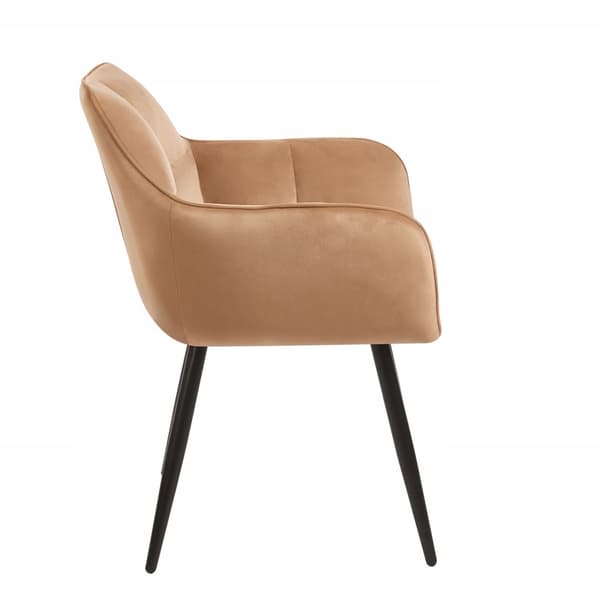 K40-FX fløjls cappuccino-stol